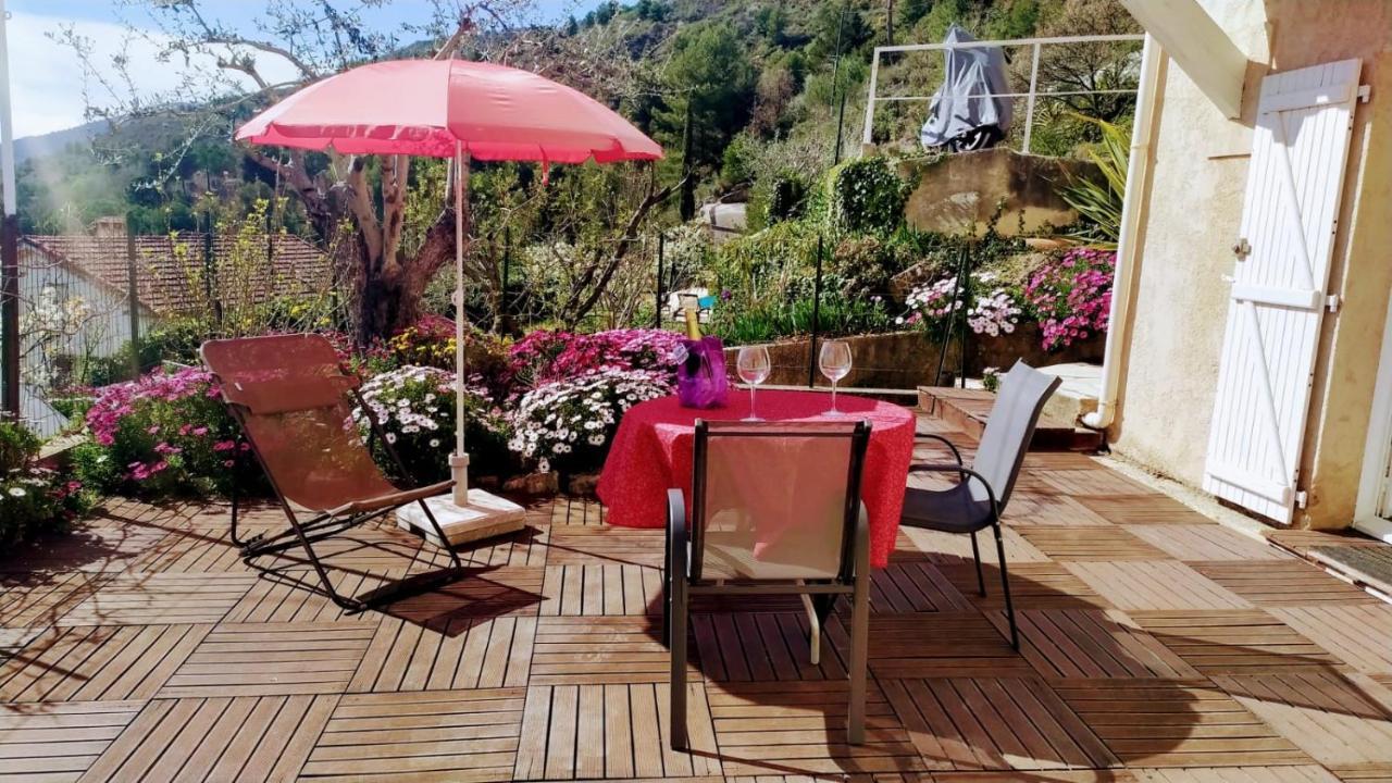 Studio Le Romantique A 20 Kms De Nice Bendéjun Exterior photo