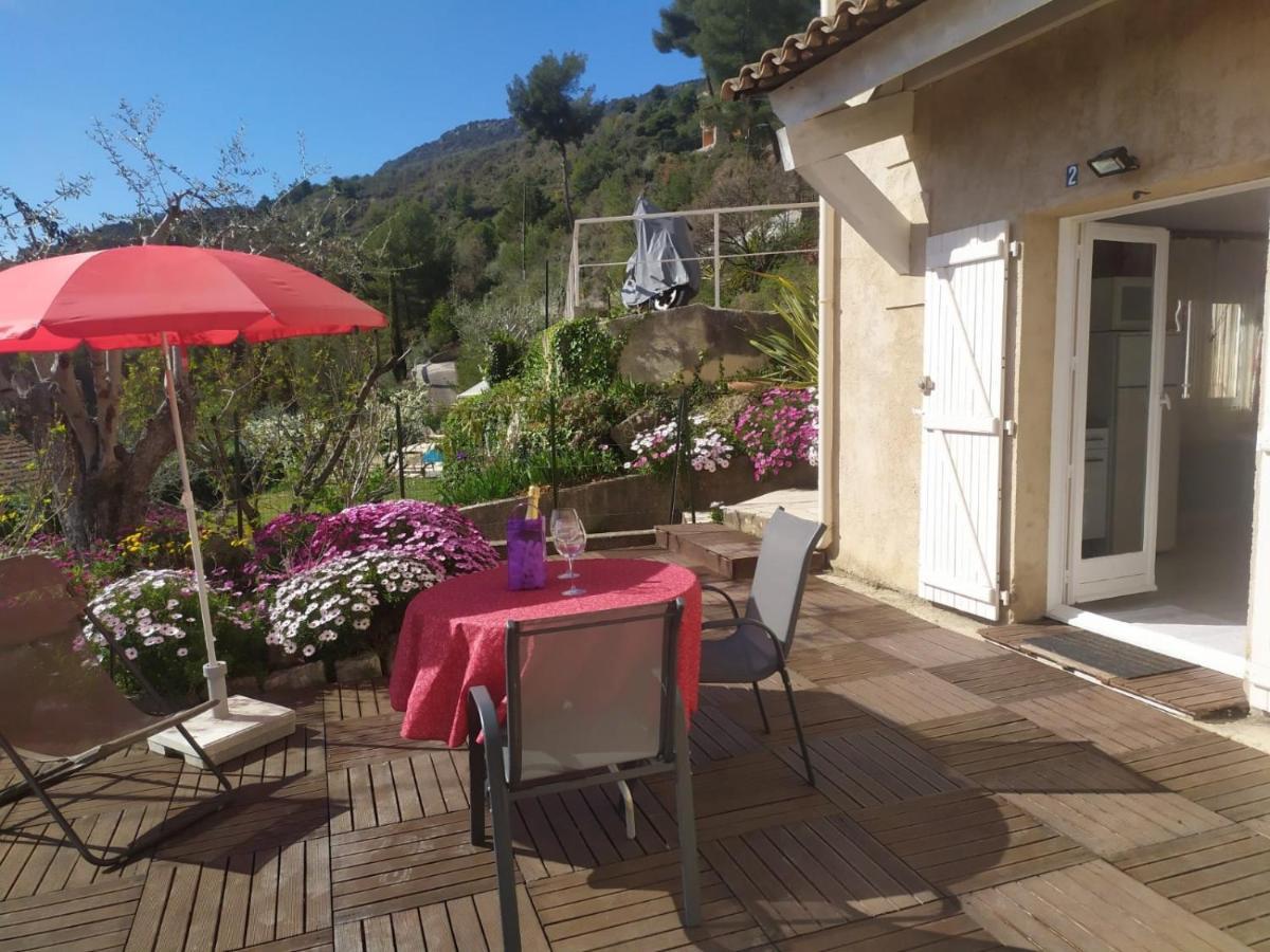 Studio Le Romantique A 20 Kms De Nice Bendéjun Exterior photo