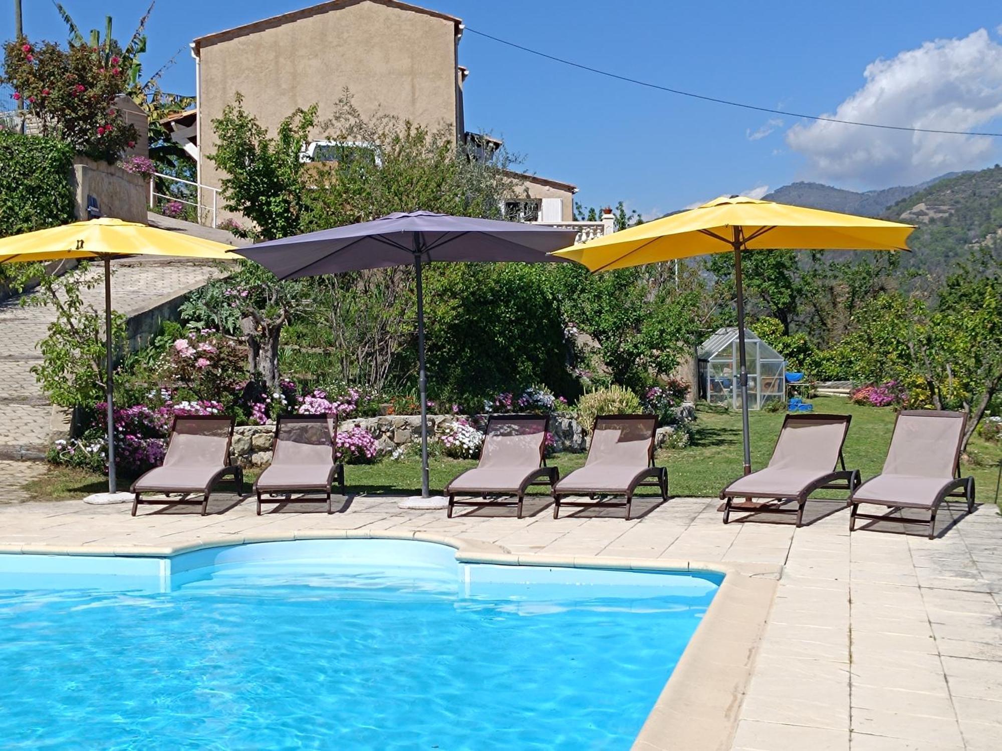 Studio Le Romantique A 20 Kms De Nice Bendéjun Exterior photo