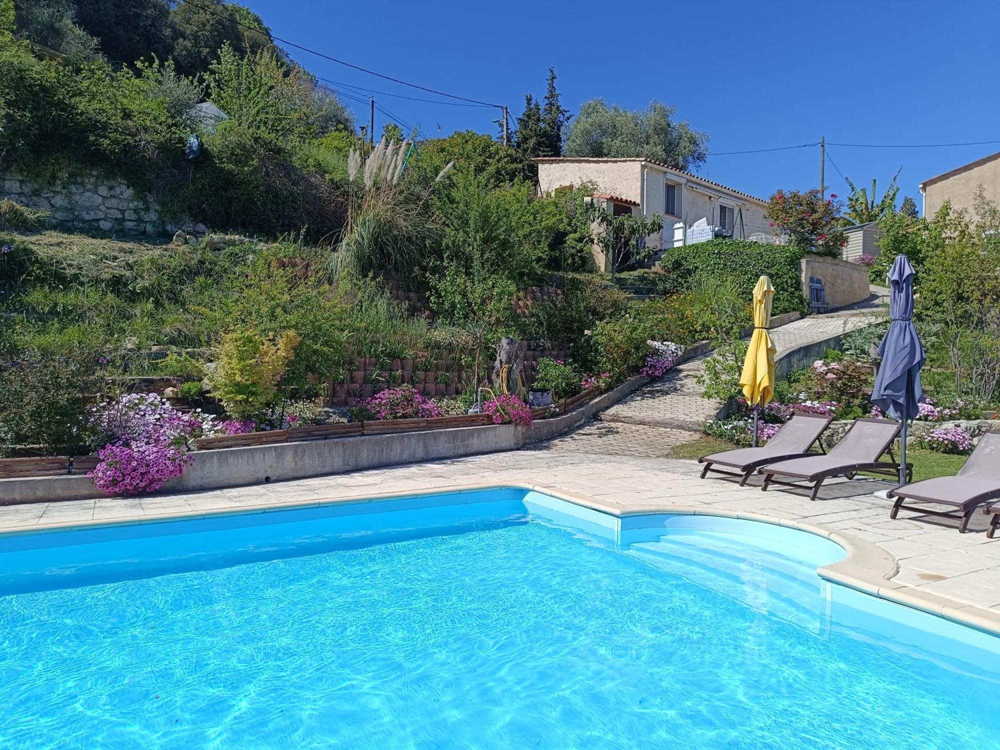 Studio Le Romantique A 20 Kms De Nice Bendéjun Exterior photo